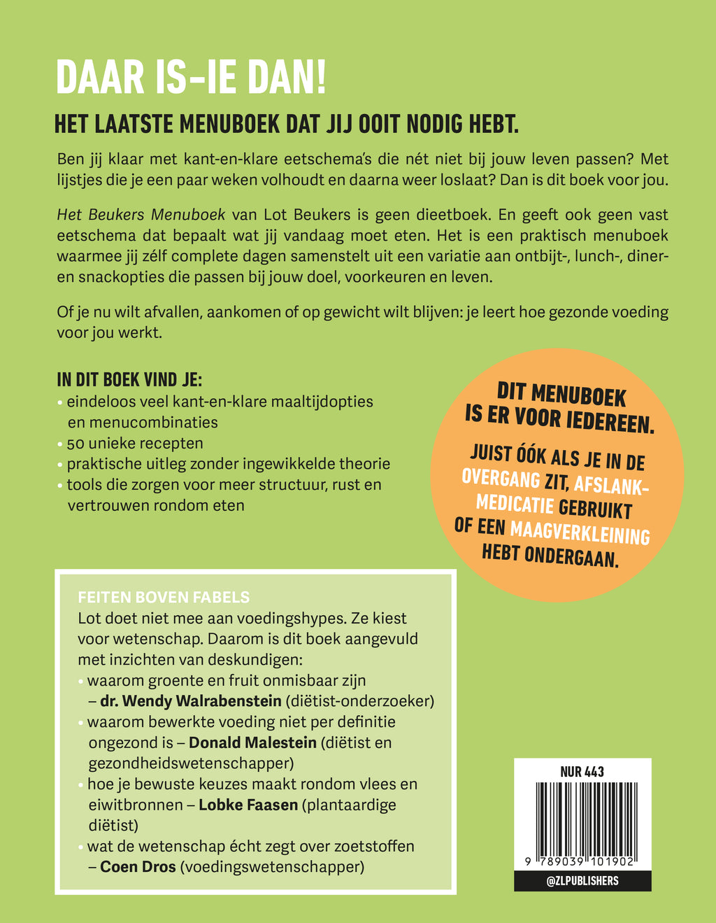 Het Beukers menuboek
