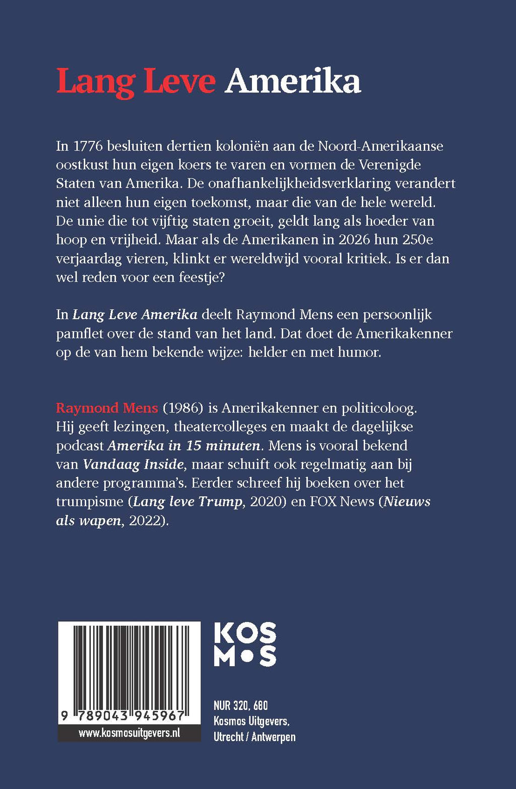 Lang leve Amerika