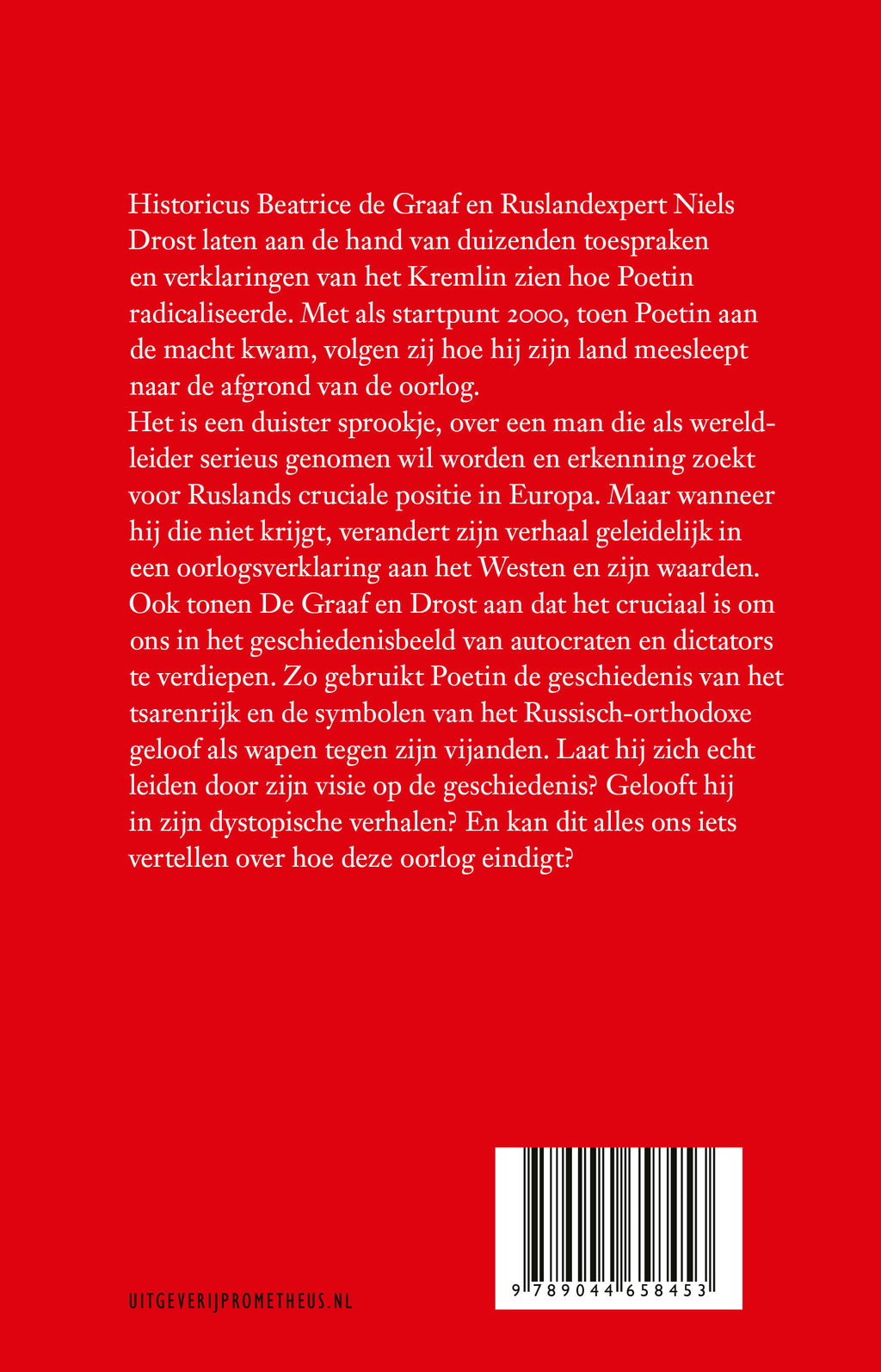 Poetins tsaristische droom