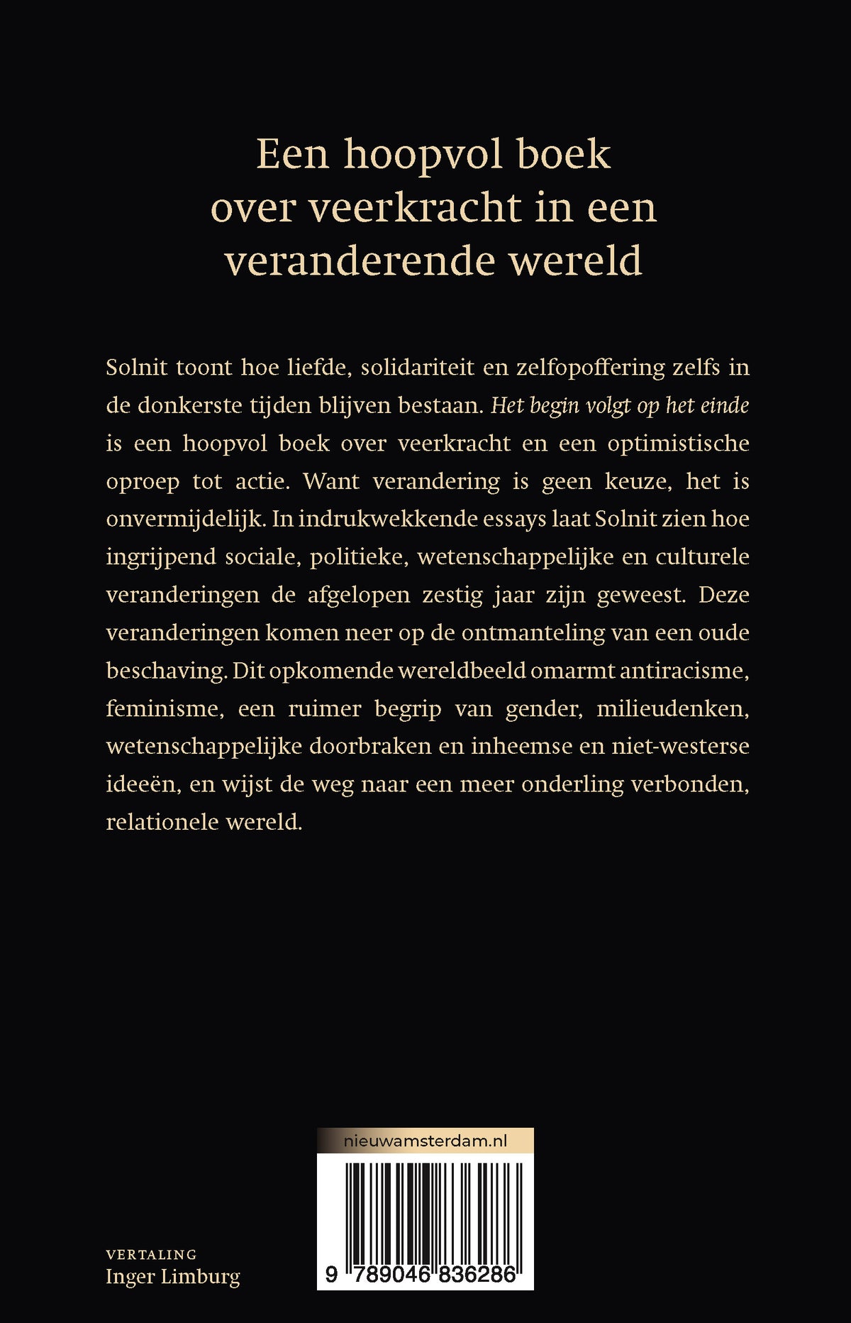 Het begin volgt op het einde