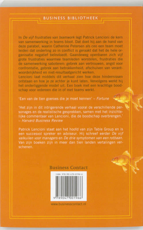 De 5 frustraties van teamwork