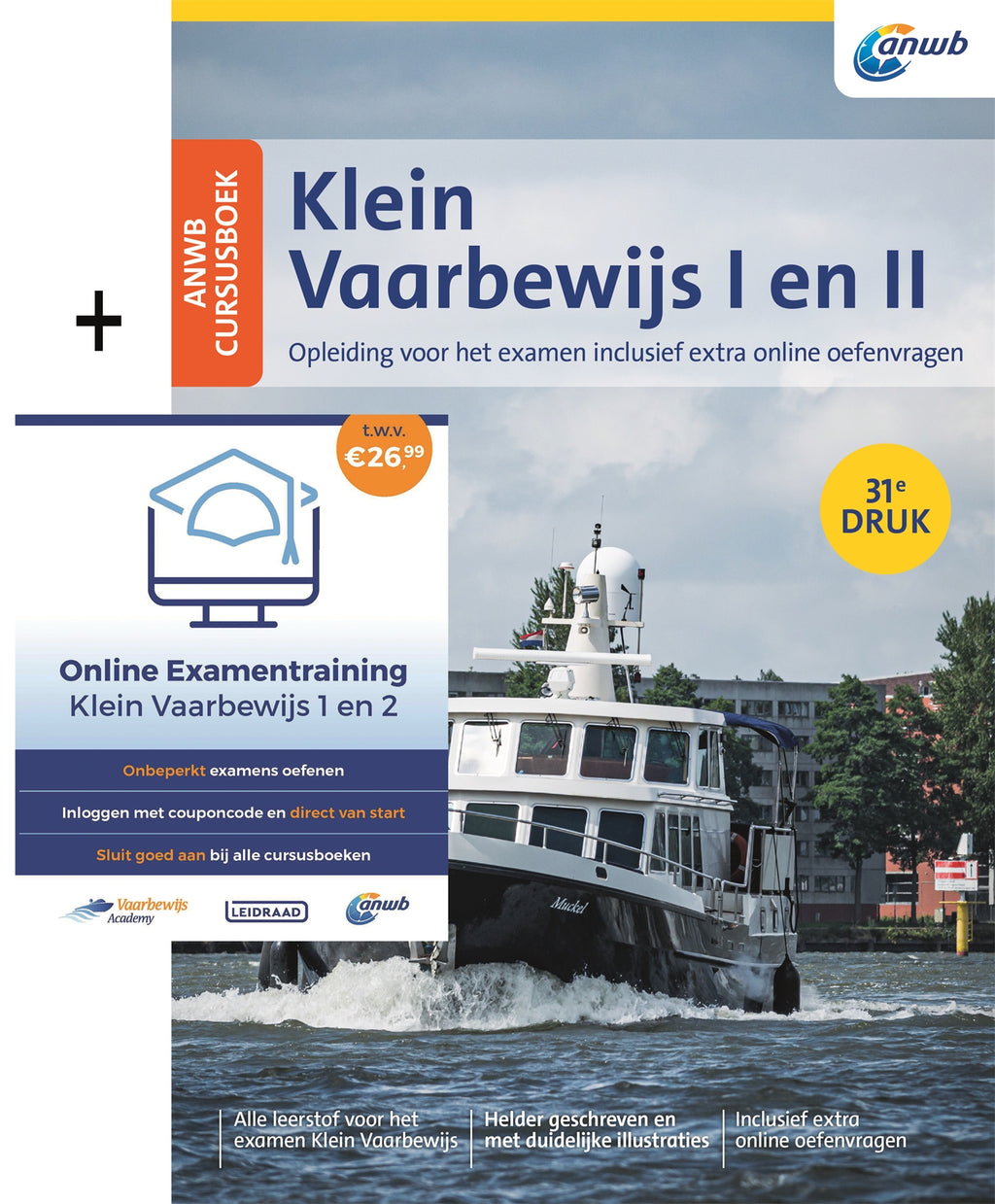 ANWB Cursusboek Klein Vaarbewijs I en II
