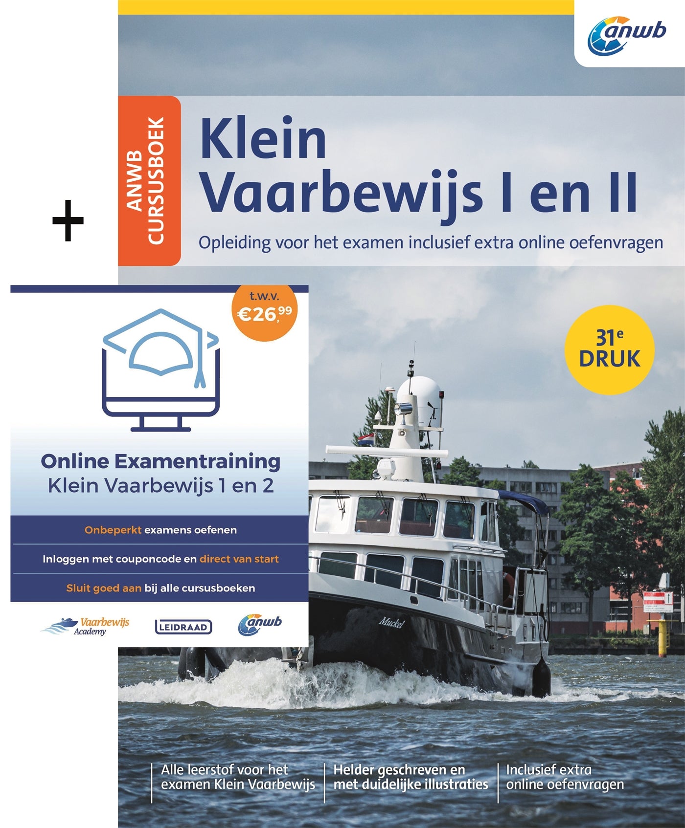 ANWB Cursusboek Klein Vaarbewijs I en II