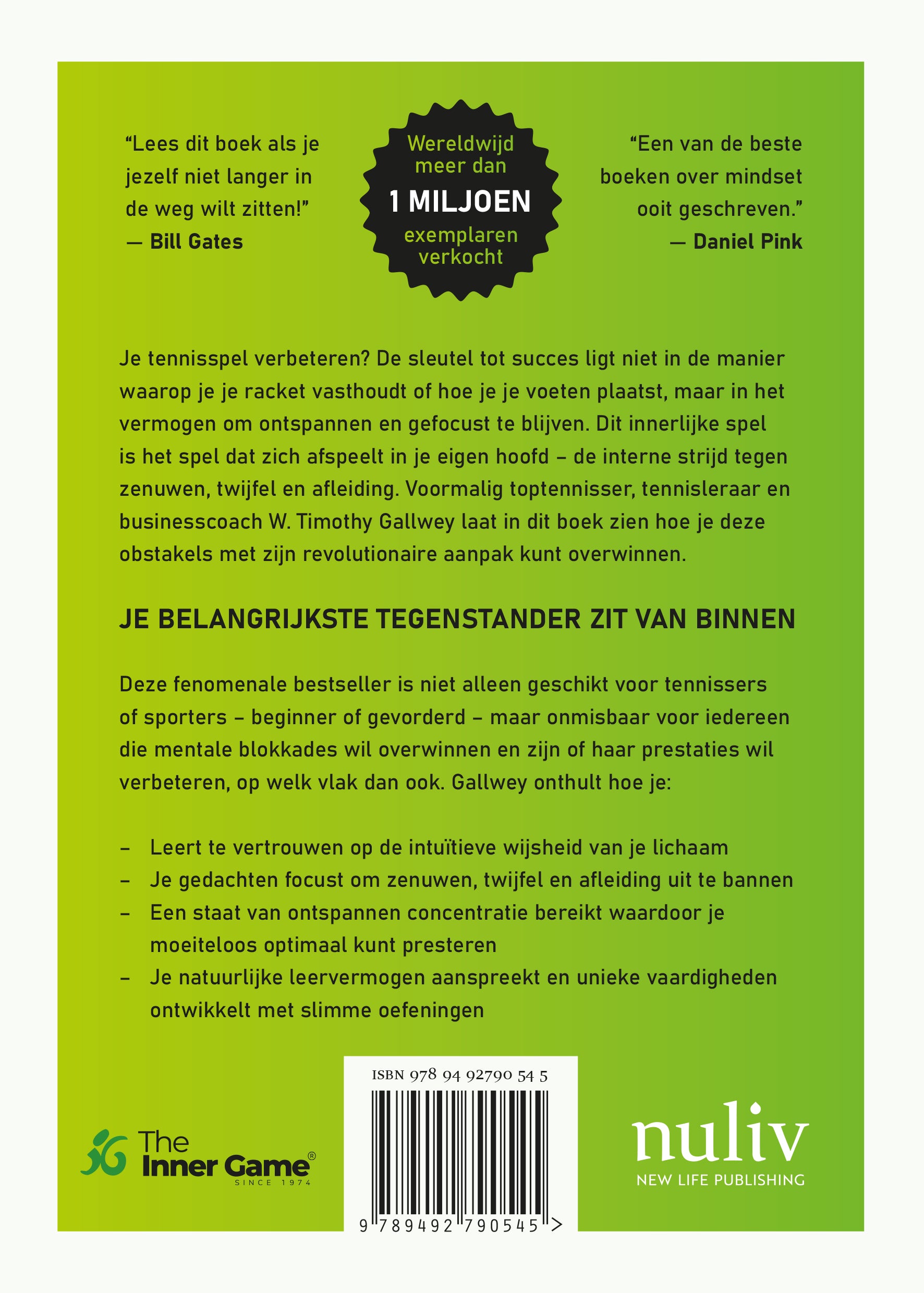 Het innerlijke spel van tennis